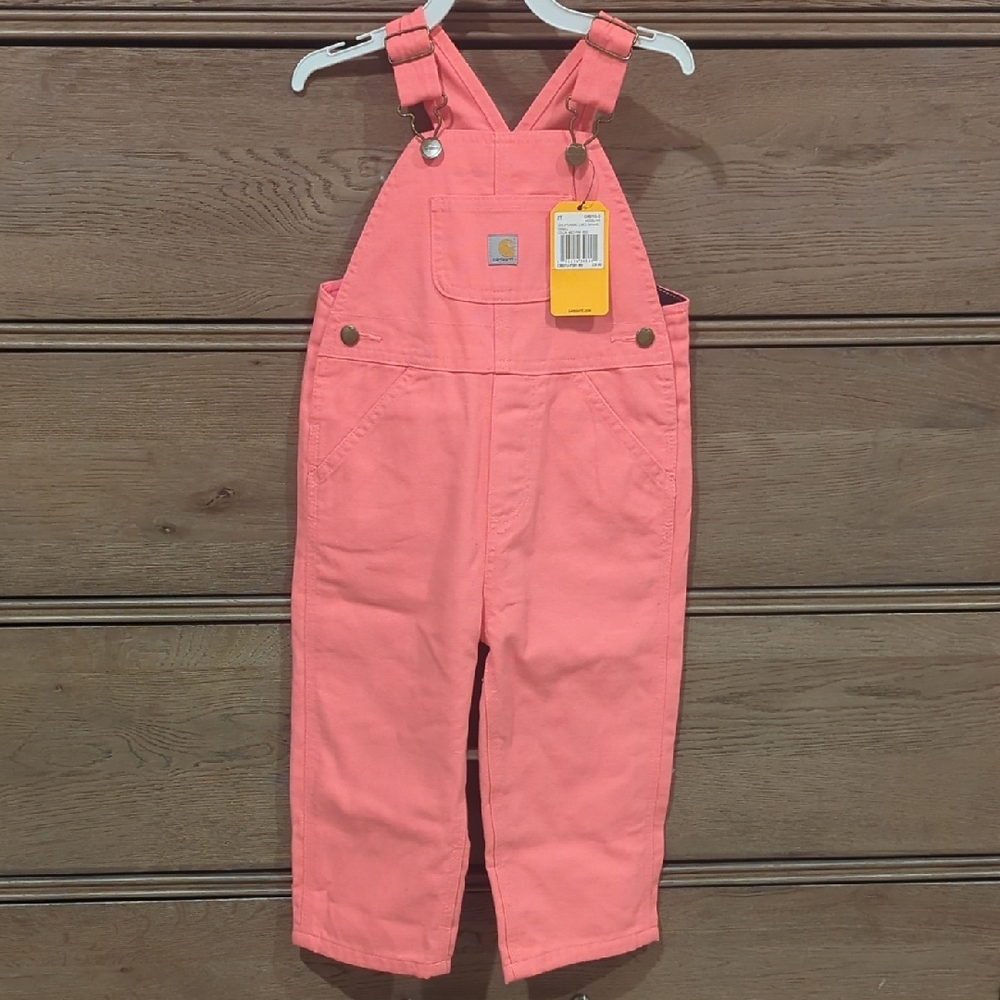 Carhartt Kids Coral Overalls